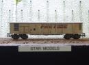 SACHSENMODELLE ref 16257 HO - Tombereau avec couvercle tetescopique T13 livree FRET ep V SNCF