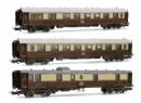 RIVAROSSI 4136 HO - Set de 3 voitures FLECHE D'OR ep II
