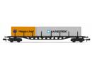 ARNOLD 6118 N - Plat � bogies charg� de 2 containers ep V DB