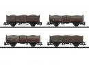 TRIX 24025 HO - Set de 4 tombereaux charg�s de betteraves ep IV DB