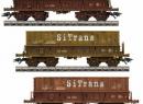 MARKLIN 48448 HO - Set de 3 tr�mies SITRANS (min�raliers) ep IV/V SNCB