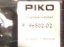 PIKO 96502 02 HO - Pantographe simple palette BB 17000 et BB 25500 SNCF (9650202)