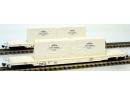 LS MODELS 60024 N - Set de 2 wagons Smms/Uais St GOBAIN bach� blanc ep V SNCF