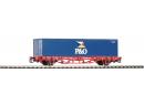 PIKO 47700 TT - Wagon avec container P.O ep V DBAG