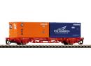 PIKO 47701 TT - Wagon charg� de 2 containers 20' NYK et Megacarrier ep V DB