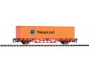 PIKO 47702 TT - Wagon avec container 40' HAPAG-LIOYD ep V DB