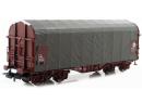 PIKO 96064 HO - Wagon plat � b�chage m�canique type Shimms avec b�che gris brun ep V SNCF