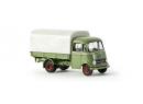 BREKINA 13550 HO - Camionnette b�ch�e Mercedes Benz L 319 verte