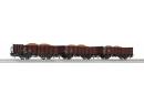 ROCO 66118 HO - Set de 3 tombreaux charg�s de betteraves � sucre ep III DB