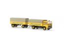 BREKINA 81030 HO - Camion MB LP 1418 avec remorque b�ch�e' Intercontinentale'