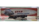 TI-HO 0038 HOe - Wagon essieux brun ridelles basses et manette de frein