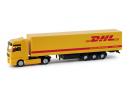 HERPA 65870 N - Tracteur Man TGX avec semi-remorque DHL