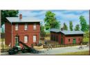 AUHAGEN 11389 HO - B�timent administratif et remise/entrep�t (Lokleitung mit Schuppen)