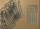 AUHAGEN 41616 HO - Couvercle de c�bles et timonerie (Abdeck- und Umlenkk�sten f�r Spannseile)
