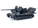 HERPA 741170 HO - (Ex Roco 105)  	Flak 8,8 cm on SFL EDW