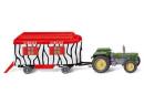 WIKING 8754034 - Roulotte de cirque avec tracteur ( 0875 40 34)