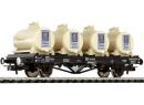 LILIPUT 221521 HO - Wagon avec 4 containers � bi�re Augusteiner Br�u ep III DB
