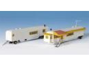 KIBRI ref 15704 HO - Set de 2 caravanes, roulottes