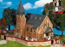 KIBRI 39766 HO - (ex 9766) Eglise de village avec ses murs d'enceinte