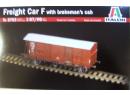 ITALERI 8703  HO - Wagon couvert � essieux type F ep III FS