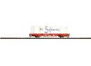 PIKO 47704 TT - Porte container 'Safmarine' ep V DBAG (Containertragwagen)
