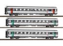 PIKO 58635 HO - Set de 3 voitures Corail VTU ep VI SNCF