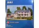SAI 161 HO - Relais routier avec accessoires de terrasse (maquette HO)