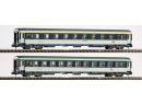 PIKO 94330 N - Set de 2 voitures Corail couchettes ep VI SNCF