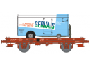 REE WB 075.1 HO - Wagon UFR Mono-Porteur Ep.IV  SNCF ''GERVAIS'' (WB075)