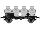 REE MODELES WB 096 HO - Wagon Porte-Container Citerne Ep.III SNCF ''SCHENK'' (WB096)