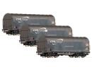 ROCO 66125 HO - Set de 3 wagons type Shimmns ep V des CFL