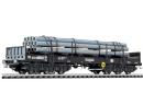 LILIPUT 235767 HO - Wagon Sahmms charges lourdes avec tubes ep IV DB