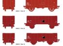 LS MODELS 30260 HO - Set de 3 Ocem 19/29 tombereaux ep IV SNCF