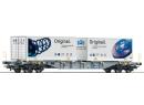 ROCO 66657 HO - Wagon porte containers (AMAG) type Sgns ep V SBB/CFF/FFS