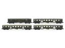 ARNOLD 4063 N - Set de 4 voitures ep IV CFF