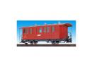 BRAWA 15004 G - Voiture � plateformes Xk9039 ep III Rhb livr�e rouge (usage service du personnel)