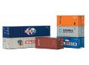 ELECTROTREN 8033 HO - Set de 6 containers 20' et 40'