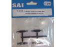 SAI 1495 HO - 4 attelages rigides pour boitiers NEM 362 (timon)