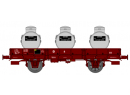 REE MODELES WB 131 HO - Wagon PLAT OCEM 29 Ep.IV SNCF avec conteneurs BP (WB131)