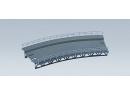 FALLER 120475 HO - Plan de roulement, pont en courbe