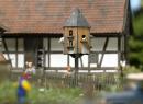 BUSCH 1521 HO - Pigeonnier et poulailler (A la campagne)