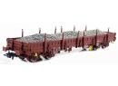 JOUEF 6075 HO - Wagon plat charg� de ballast ep V SNCF