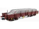 JOUEF 6076 HO - Wagon plat charg� de traverses ep VI SNCF