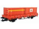 ELECTROTREN 1545 HO - Wagon plat avec 2 containers Colas Rail