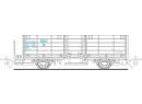 LILIPUT 294009 HOe - Tombereau ridelles bois Om 817 RSE ep III