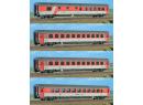 ACME 55038 HO - Coffret de 4 voitures ''Vindobona'' ep V CD
