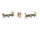 FALLER 155325 N - Figurines au camping, ping pong