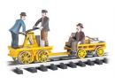 BACHMANN 96202 echelle G - Gandy dancer jaune (draisine)
