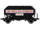 REE MODELES WB 091 HO -  SET de 2 Wagons C�r�aliers FRANGECO B Ep.V SNCF (WB091)