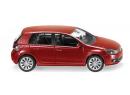WIKING 740129 HO - VW Golf IV 5 portes rouge m�tal�
